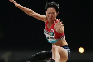 Japan's Sayaka Murakami during the Women's Long Jump at the World Para Athletics 2019