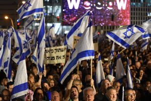 protestors in Israel