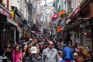 Busy Istanbul Street