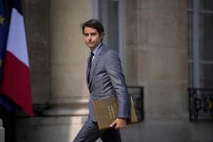 Newly named French Education Minister Gabriel Attal