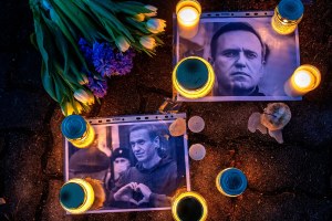 Navalny memorial in Ukraine