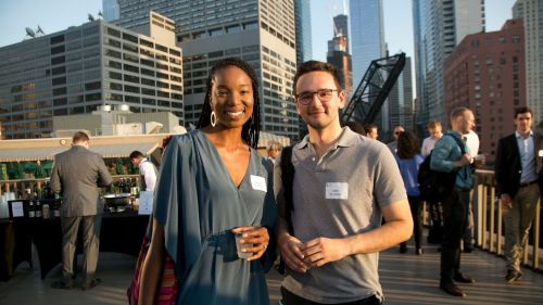 Young Professionals Network members at the 2019 summer party