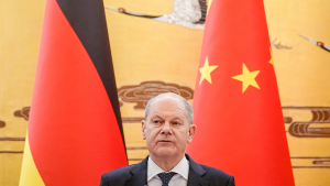 German Chancellor Olaf Scholz in China.