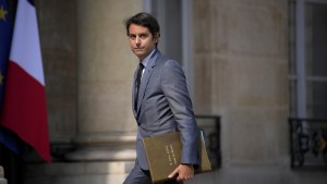 Newly named French Education Minister Gabriel Attal